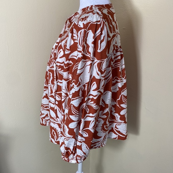 a new day | Fall Top | Brown & White | Medium - Picture 3 of 10